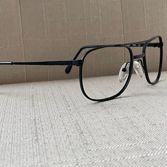Aircraft USA Men Eyelasses Frame Black Tone Metal Glasses 52[]18 140